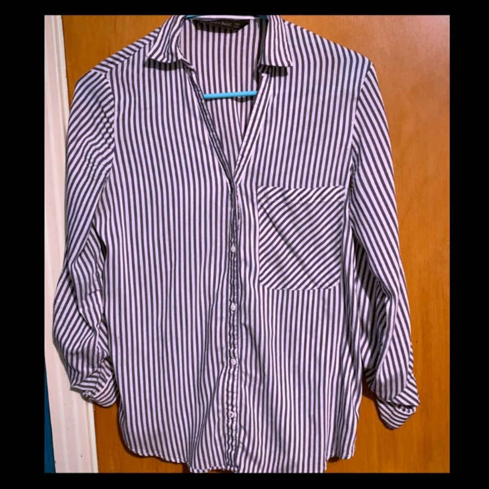 Zara Long Sleeve Blouse